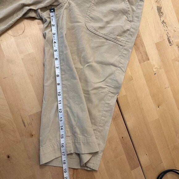 Banana Republic corduroy pedal pushers, size 8, khaki, very good condition - Picture 6 of 12